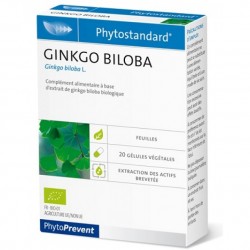 PhytoStandard GINKGO BILOBA - 20 gélules - PHARMACIE VERTE - Herboristerie à Nantes depuis 1942 - Plantes en Vrac - Tisane - EPS