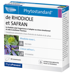PhytoStandard RHODIOLE & SAFRAN - 30 comprimés - PHARMACIE VERTE - Herboristerie à Nantes depuis 1942 - Plantes en Vrac - Tisane