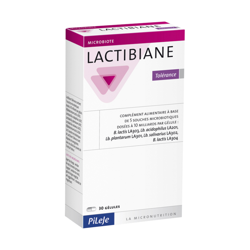 LACTIBIANE Tolérance - 30 gélules - PHARMACIE VERTE - Herboristerie à Nantes depuis 1942 - Plantes en Vrac - Tisane - EPS - Bour