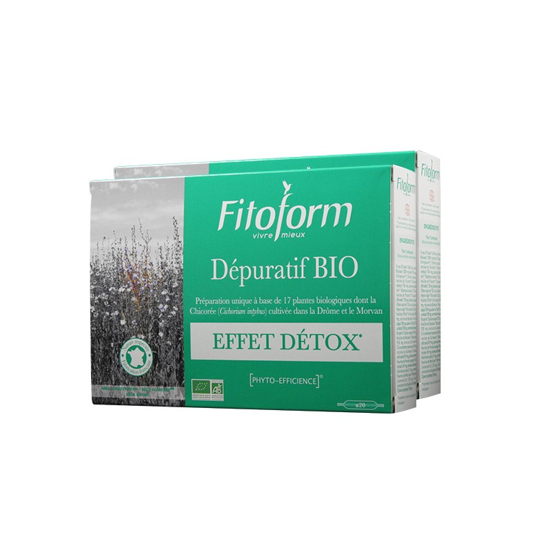 DÉPURATIF Bio - 2x20 ampoules - PHARMACIE VERTE - Herboristerie à Nantes depuis 1942 - Plantes en Vrac - Tisane - EPS - Bourgeon DÉPURATIF Bio - 2x20 ampoules - PHARMACIE VERTE - Herboristerie à Nantes depuis 1942 - Plantes en Vrac - Tisane - EPS - Bourgeon