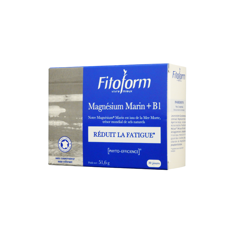 MAGNÉSIUM MARIN + B1 - 30 comprimés - PHARMACIE VERTE - Herboristerie à Nantes depuis 1942 - Plantes en Vrac - Tisane - EPS - Bo MAGNÉSIUM MARIN + B1 - 30 comprimés - PHARMACIE VERTE - Herboristerie à Nantes depuis 1942 - Plantes en Vrac - Tisane - EPS - Bo