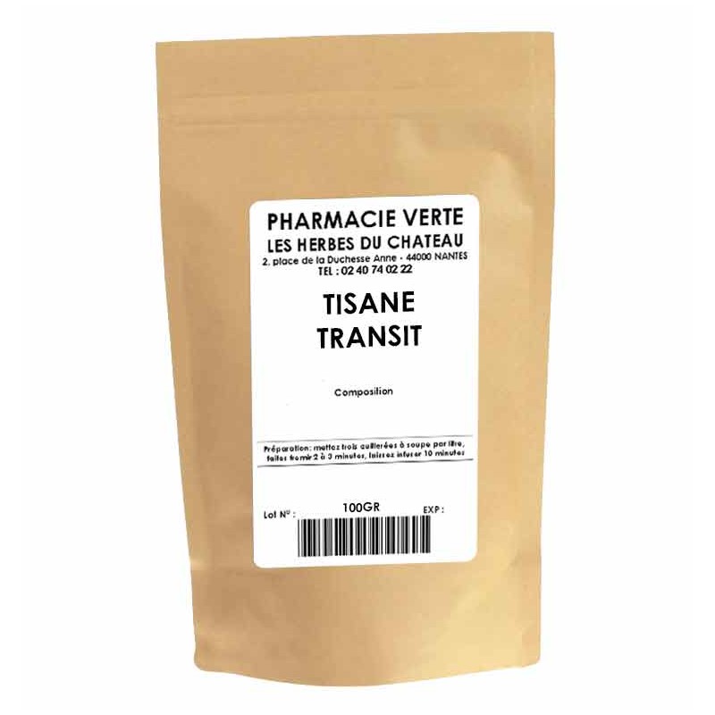 TRANSIT - 100GR - PHARMACIE VERTE - Herboristerie à Nantes depuis 1942 - Plantes en Vrac - Tisane - EPS - Bourgeon - Mycothérapi TRANSIT - 100GR - PHARMACIE VERTE - Herboristerie à Nantes depuis 1942 - Plantes en Vrac - Tisane - EPS - Bourgeon - Mycothérapi