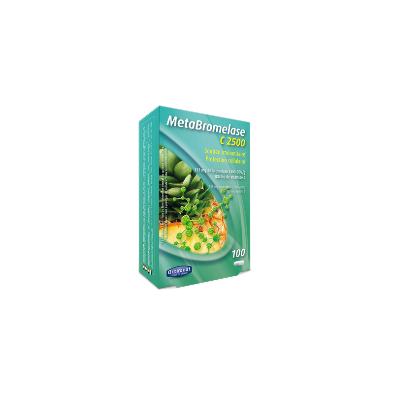 METABROMELASE C2500 - 100 gélules - PHARMACIE VERTE - Herboristerie à Nantes depuis 1942 - Plantes en Vrac - Tisane - EPS - Bour METABROMELASE C2500 - 100 gélules - PHARMACIE VERTE - Herboristerie à Nantes depuis 1942 - Plantes en Vrac - Tisane - EPS - Bour
