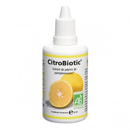 CITROBIOTIC 50ml - PHARMACIE VERTE - Herboristerie à Nantes depuis 1942 - Plantes en Vrac - Tisane - EPS - Bourgeon - Mycothérap