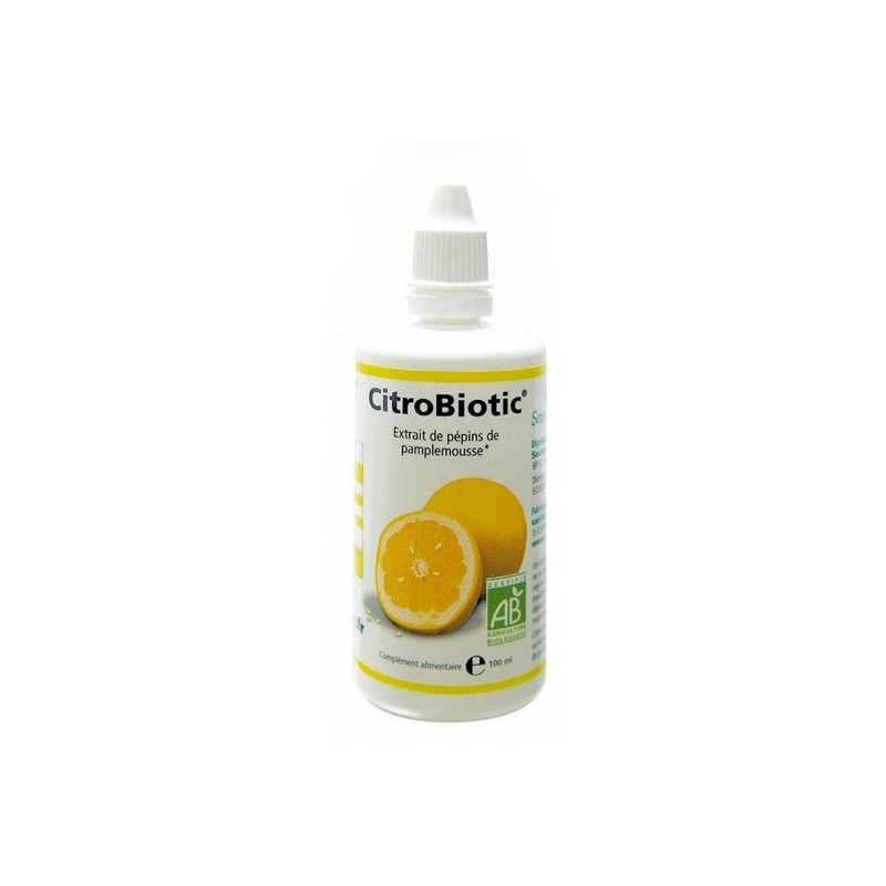 CITROBIOTIC 100ml - PHARMACIE VERTE - Herboristerie à Nantes depuis 1942 - Plantes en Vrac - Tisane - EPS - Bourgeon - Mycothéra CITROBIOTIC 100ml - PHARMACIE VERTE - Herboristerie à Nantes depuis 1942 - Plantes en Vrac - Tisane - EPS - Bourgeon - Mycothéra