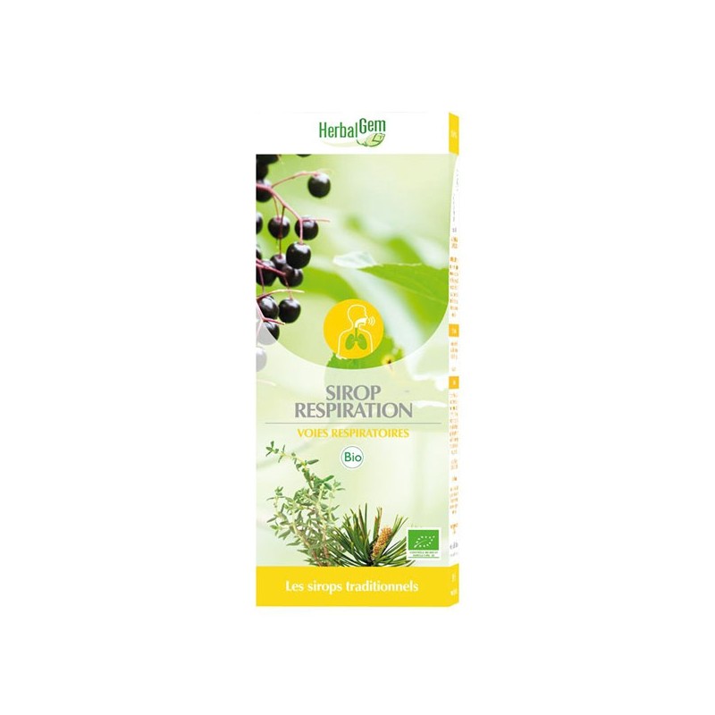 Sirop Respiration - 150ml - PHARMACIE VERTE - Herboristerie à Nantes depuis 1942 - Plantes en Vrac - Tisane - EPS - Bourgeon - M