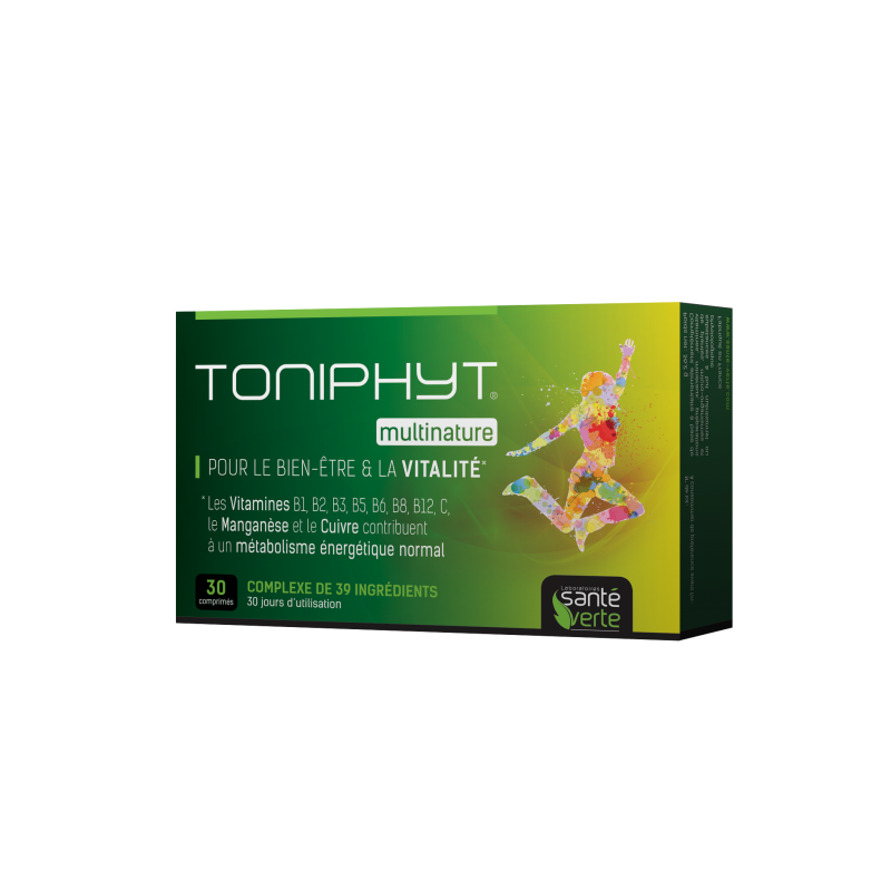 TONIPHYT BOOST - 30+15 comprimés - PHARMACIE VERTE - Herboristerie à Nantes depuis 1942 - Plantes en Vrac - Tisane - EPS - Bourg TONIPHYT BOOST - 30+15 comprimés - PHARMACIE VERTE - Herboristerie à Nantes depuis 1942 - Plantes en Vrac - Tisane - EPS - Bourg