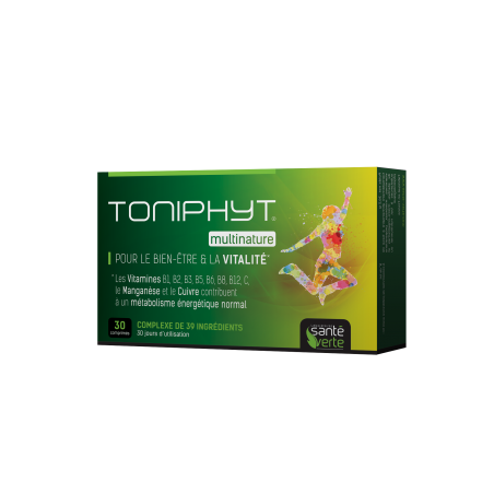 TONIPHYT BOOST - 30+15 comprimés - PHARMACIE VERTE - Herboristerie à Nantes depuis 1942 - Plantes en Vrac - Tisane - EPS - Bourg