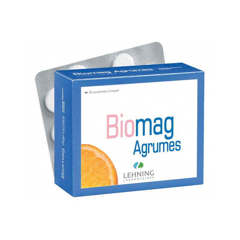 BIOMAG Agrum Comprimés à croquer BT90 - PHARMACIE VERTE - Herboristerie à Nantes depuis 1942 - Plantes en Vrac - Tisane - EPS - BIOMAG Agrum Comprimés à croquer BT90 - PHARMACIE VERTE - Herboristerie à Nantes depuis 1942 - Plantes en Vrac - Tisane - EPS -