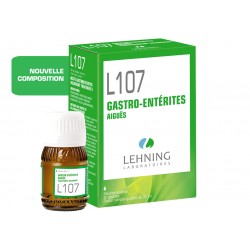 L107 - Gastro Entérites - Flacon 30ml - PHARMACIE VERTE - Herboristerie à Nantes depuis 1942 - Plantes en Vrac - Tisane - EPS - 