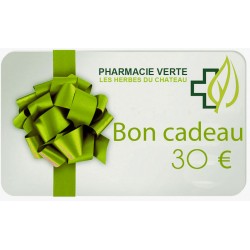 Bon KDO 30€ - PHARMACIE VERTE - Herboristerie à Nantes depuis 1942 - Plantes en Vrac - Tisane - EPS - Bourgeon - Mycothérapie - 