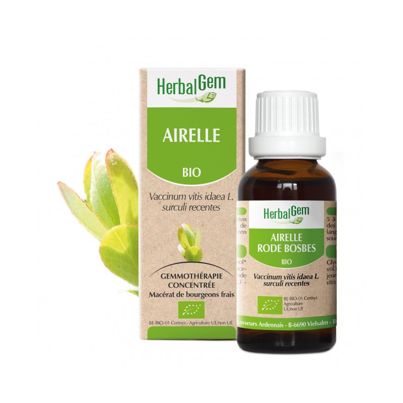 HERBALGEM AIRELLE Bourgeon - 30ml - PHARMACIE VERTE - Herboristerie à Nantes depuis 1942 - Plantes en Vrac - Tisane - EPS - Bour