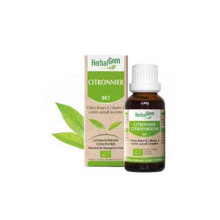 HERBALGEM CITRONNIER - 30ml - PHARMACIE VERTE - Herboristerie à Nantes depuis 1942 - Plantes en Vrac - Tisane - EPS - Bourgeon -