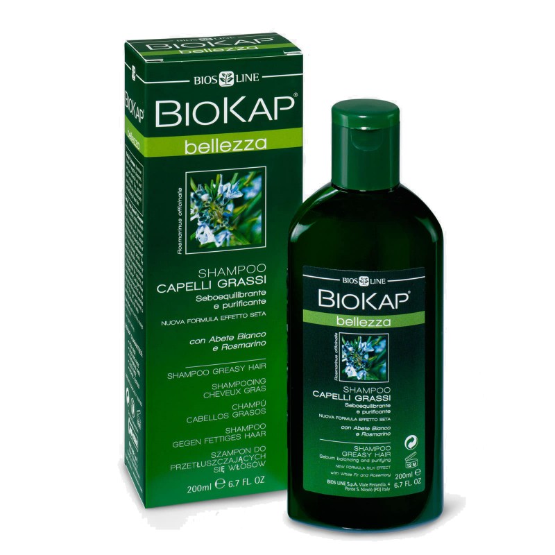 BIOKAP - Shampooing Cheveux Gras - 200ml - PHARMACIE VERTE - Herboristerie à Nantes depuis 1942 - Plantes en Vrac - Tisane - EPS