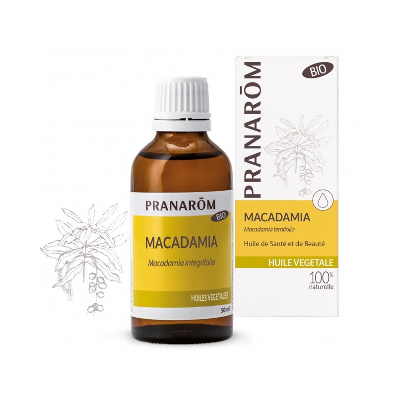 Macadamia - HV Bio - 50ml - PHARMACIE VERTE - Herboristerie à Nantes depuis 1942 - Plantes en Vrac - Tisane - EPS - Bourgeon - M Macadamia - HV Bio - 50ml - PHARMACIE VERTE - Herboristerie à Nantes depuis 1942 - Plantes en Vrac - Tisane - EPS - Bourgeon - M