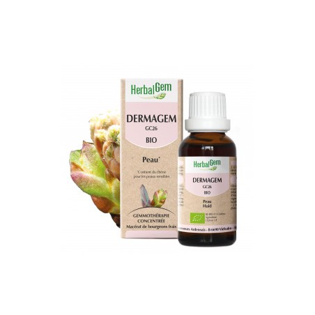 HERBALGEM DERMAGEM - 30ml - PHARMACIE VERTE - Herboristerie à Nantes depuis 1942 - Plantes en Vrac - Tisane - EPS - Bourgeon - M