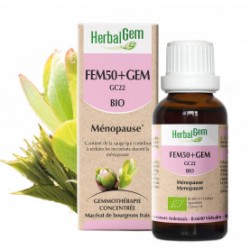 HERBALGEM FEM50+GEM - 30ml - PHARMACIE VERTE - Herboristerie à Nantes depuis 1942 - Plantes en Vrac - Tisane - EPS - Bourgeon -