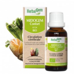 HERBALGEM MIDOGEM Confort - 30ml - PHARMACIE VERTE - Herboristerie à Nantes depuis 1942 - Plantes en Vrac - Tisane - EPS - Bourg