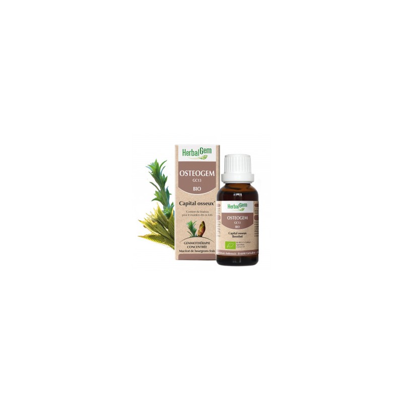 HERBALGEM OSTEOGEM - 30ml - PHARMACIE VERTE - Herboristerie à Nantes depuis 1942 - Plantes en Vrac - Tisane - EPS - Bourgeon - M HERBALGEM OSTEOGEM - 30ml - PHARMACIE VERTE - Herboristerie à Nantes depuis 1942 - Plantes en Vrac - Tisane - EPS - Bourgeon - M