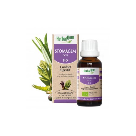 HERBALGEM STOMAGEM - 30ml - PHARMACIE VERTE - Herboristerie à Nantes depuis 1942 - Plantes en Vrac - Tisane - EPS - Bourgeon - M