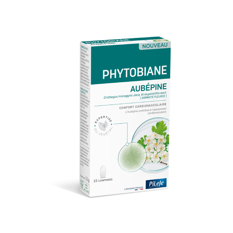 PHYTOBIANE Aubépine - 15 comprimés - PHARMACIE VERTE - Herboristerie à Nantes depuis 1942 - Plantes en Vrac - Tisane - EPS - Bou PHYTOBIANE Aubépine - 15 comprimés - PHARMACIE VERTE - Herboristerie à Nantes depuis 1942 - Plantes en Vrac - Tisane - EPS - Bou
