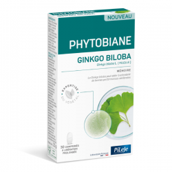 PHYTOBIANE Ginkgo Biloba - 30 comprimés a liberation prolongée - PHARMACIE VERTE - Herboristerie à Nantes depuis 1942 - Plantes 