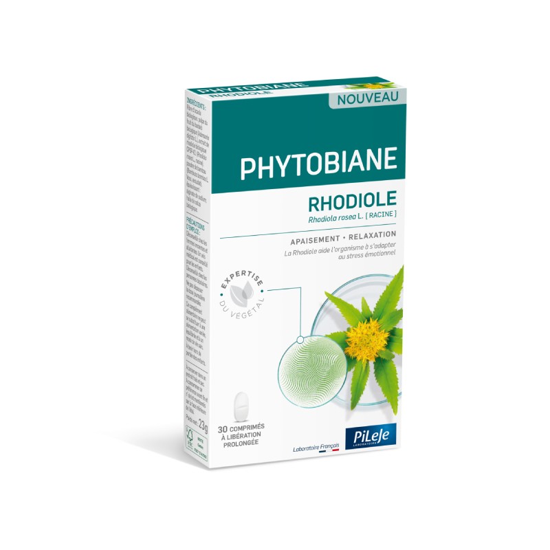 PHYTOBIANE Rhodiole - 30 comprimés à libération prolongée - PHARMACIE VERTE - Herboristerie à Nantes depuis 1942 - Plantes en Vr PHYTOBIANE Rhodiole - 30 comprimés à libération prolongée - PHARMACIE VERTE - Herboristerie à Nantes depuis 1942 - Plantes en Vr