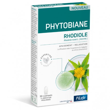PHYTOBIANE Rhodiole - 30 comprimés à libération prolongée - PHARMACIE VERTE - Herboristerie à Nantes depuis 1942 - Plantes en Vr