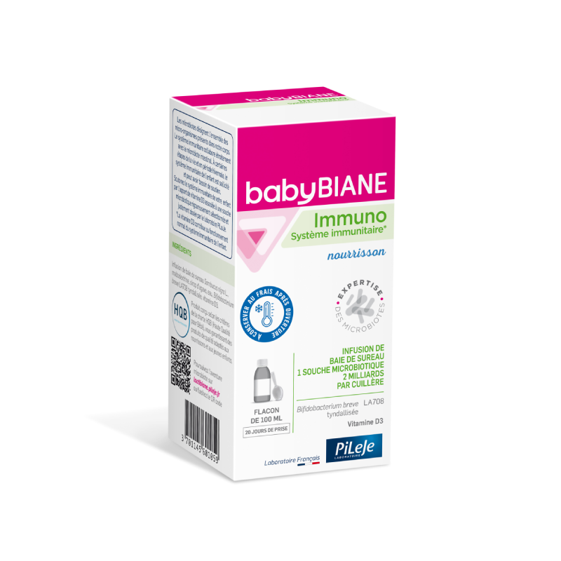 BABYBIANE Immuno - Flacon 100ml - PHARMACIE VERTE - Herboristerie à Nantes depuis 1942 - Plantes en Vrac - Tisane - EPS - Bourge BABYBIANE Immuno - Flacon 100ml - PHARMACIE VERTE - Herboristerie à Nantes depuis 1942 - Plantes en Vrac - Tisane - EPS - Bourge