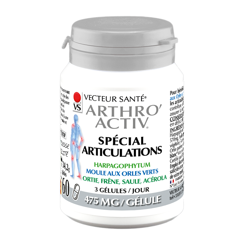 Arthro'Activ Harpagophytum - 60 Gélules - PHARMACIE VERTE - Herboristerie à Nantes depuis 1942 - Plantes en Vrac - Tisane - EPS Arthro'Activ Harpagophytum - 60 Gélules - PHARMACIE VERTE - Herboristerie à Nantes depuis 1942 - Plantes en Vrac - Tisane - EPS