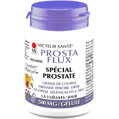 VS - PROSTA'FLUX - 50 Gélules - PHARMACIE VERTE - Herboristerie à Nantes depuis 1942 - Plantes en Vrac - Tisane - EPS - Bourgeon