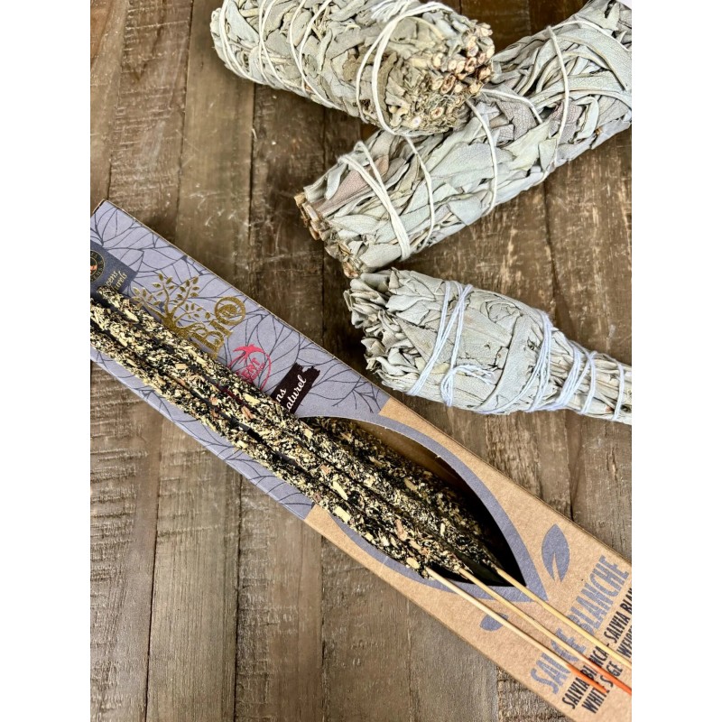 HERBIO ENCENS SAUGE BLANCHE 100% NATURELLE - PHARMACIE VERTE - Herboristerie à Nantes depuis 1942 - Plantes en Vrac - Tisane - E HERBIO ENCENS SAUGE BLANCHE 100% NATURELLE - PHARMACIE VERTE - Herboristerie à Nantes depuis 1942 - Plantes en Vrac - Tisane - E