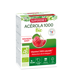 ACEROLA 1000 BIO - 24 comprimés - PHARMACIE VERTE - Herboristerie à Nantes depuis 1942 - Plantes en Vrac - Tisane - EPS - Bourge