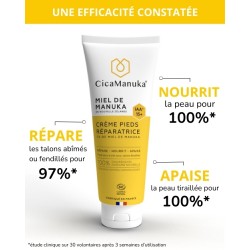 CICAMANUKA CREME PIEDS REPARATRICE 15+ - PHARMACIE VERTE - Herboristerie à Nantes depuis 1942 - Plantes en Vrac - Tisane - EPS -