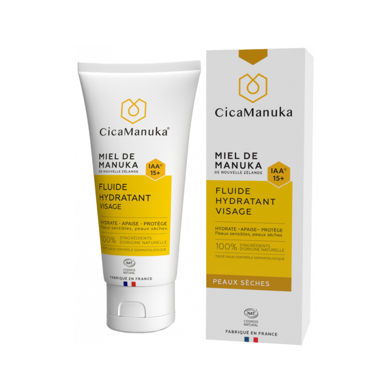 CICAMANUKA FLUIDE HYDRATANT VISAGE 15+ - PHARMACIE VERTE - Herboristerie à Nantes depuis 1942 - Plantes en Vrac - Tisane - EPS - CICAMANUKA FLUIDE HYDRATANT VISAGE 15+ - PHARMACIE VERTE - Herboristerie à Nantes depuis 1942 - Plantes en Vrac - Tisane - EPS -