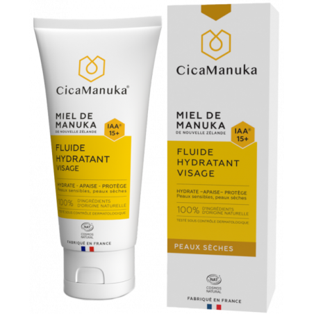 CICAMANUKA FLUIDE HYDRATANT VISAGE 15+ - PHARMACIE VERTE - Herboristerie à Nantes depuis 1942 - Plantes en Vrac - Tisane - EPS -