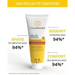 CICAMANUKA DENTRIFRICE GENCIVES SENSIBLES 15+ - PHARMACIE VERTE - Herboristerie à Nantes depuis 1942 - Plantes en Vrac - Tisane 