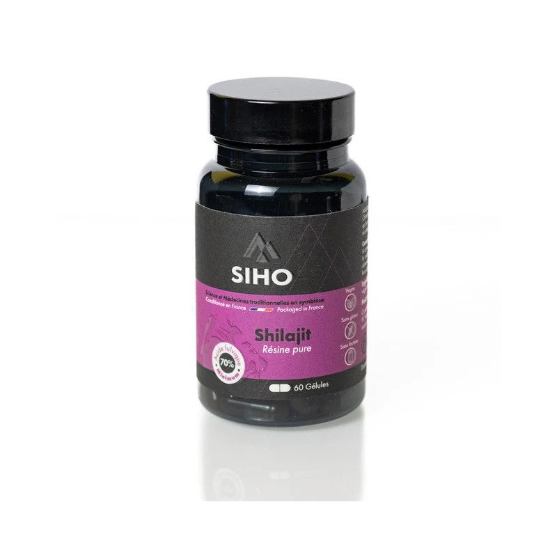 SIHO SHILAJIT 290mg - 60 Gélules - PHARMACIE VERTE - Herboristerie à Nantes depuis 1942 - Plantes en Vrac - Tisane - EPS - Bourg