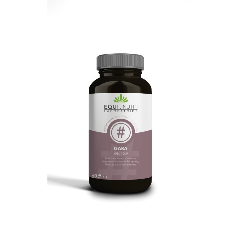 EQUINUTRI - GABA 250mg - 60 Gélules - PHARMACIE VERTE - Herboristerie à Nantes depuis 1942 - Plantes en Vrac - Tisane - EPS - Bo