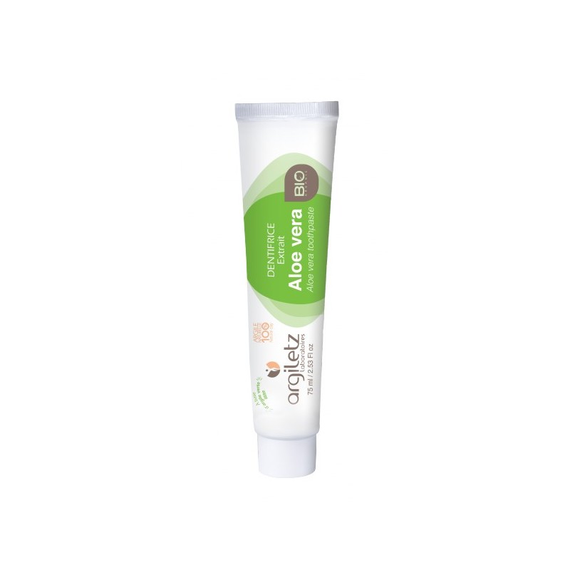 Dentifrice BIO Aloe Vera 75ml - PHARMACIE VERTE - Herboristerie à Nantes depuis 1942 - Plantes en Vrac - Tisane - EPS - Homéopat Dentifrice BIO Aloe Vera 75ml - PHARMACIE VERTE - Herboristerie à Nantes depuis 1942 - Plantes en Vrac - Tisane - EPS - Homéopat