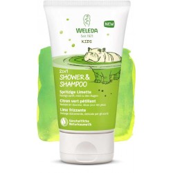 Crème Douche 2 en 1 Enfants - Citron Vert - 150ml - PHARMACIE VERTE - Herboristerie à Nantes depuis 1942 - Plantes en Vrac - Tis