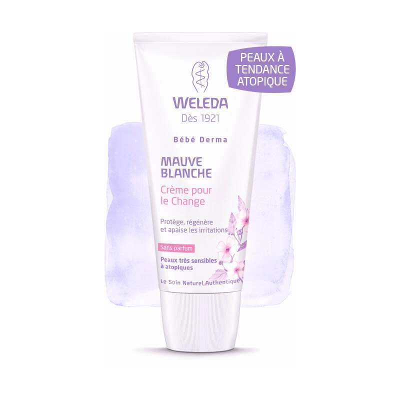 Weleda - Crème pour le change bébé à la Mauve blanche