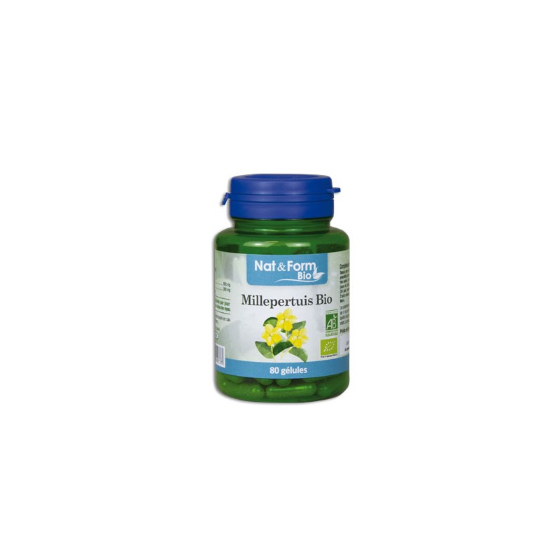 Millepertuis Bio - 200 Gélules - PHARMACIE VERTE - Herboristerie à Nantes depuis 1942 - Plantes en Vrac - Tisane - EPS - Bourgeo