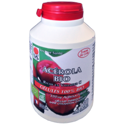 Acérola Bio - 60 Gélules - PHARMACIE VERTE - Herboristerie à Nantes depuis 1942 - Plantes en Vrac - Tisane - EPS - Bourgeon - My