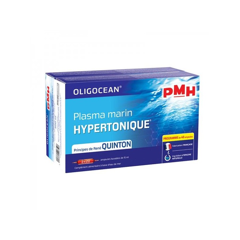 OLIGOCEAN PMH - 2X20 ampoules 15ml - PHARMACIE VERTE - Herboristerie à Nantes depuis 1942 - Plantes en Vrac - Tisane - EPS - Bou