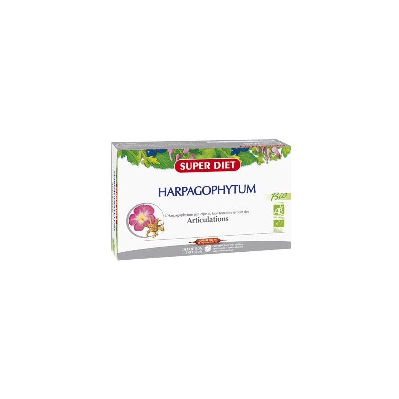 HARPAGOPHYTUM BIO - 20 ampoules 15ml - PHARMACIE VERTE - Herboristerie à Nantes depuis 1942 - Plantes en Vrac - Tisane - EPS - B HARPAGOPHYTUM BIO - 20 ampoules 15ml - PHARMACIE VERTE - Herboristerie à Nantes depuis 1942 - Plantes en Vrac - Tisane - EPS - B