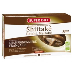 Shiitaké Bio - 20 ampoules 15ml - PHARMACIE VERTE - Herboristerie à Nantes depuis 1942 - Plantes en Vrac - Tisane - EPS - Bourge