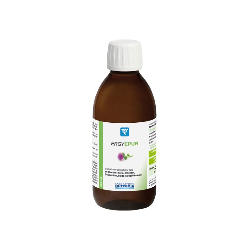 ERGYEPUR - 250ml - PHARMACIE VERTE - Herboristerie à Nantes depuis 1942 - Plantes en Vrac - Tisane - EPS - Bourgeon - Mycothérap ERGYEPUR - 250ml - PHARMACIE VERTE - Herboristerie à Nantes depuis 1942 - Plantes en Vrac - Tisane - EPS - Bourgeon - Mycothérap
