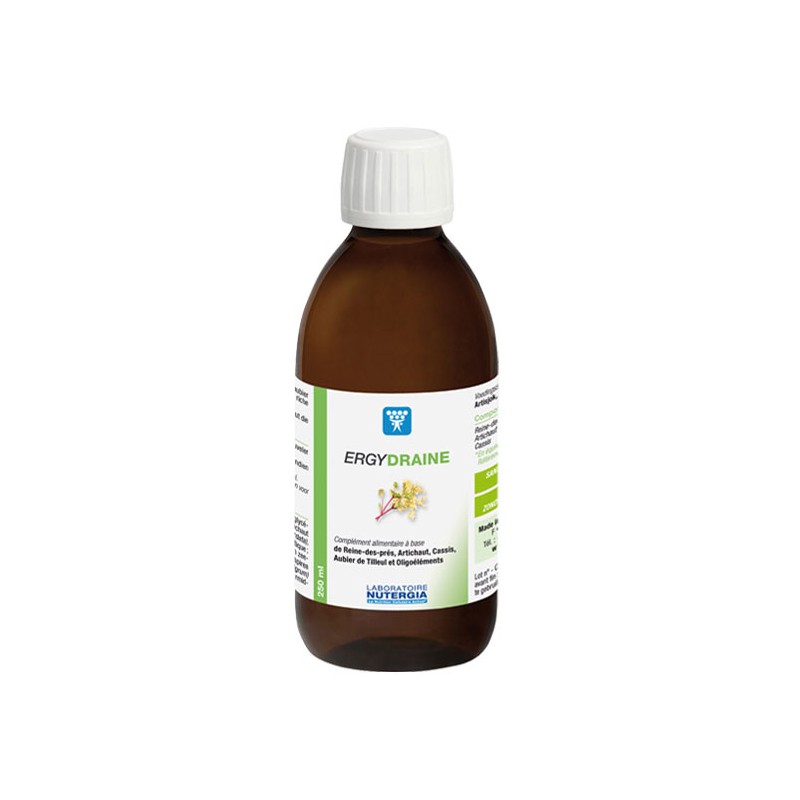 ERGYDRAINE - 250ml - PHARMACIE VERTE - Herboristerie à Nantes depuis 1942 - Plantes en Vrac - Tisane - EPS - Bourgeon - Mycothér