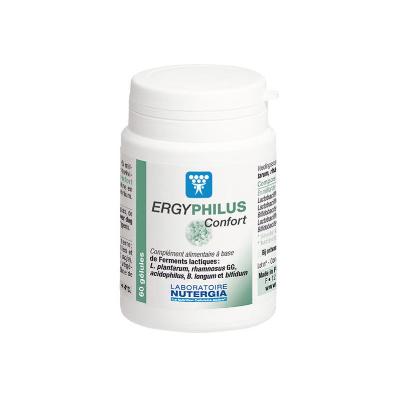 ERGYPHILUS Confort - 60 gélules - PHARMACIE VERTE - Herboristerie à Nantes depuis 1942 - Plantes en Vrac - Tisane - EPS - Bourge